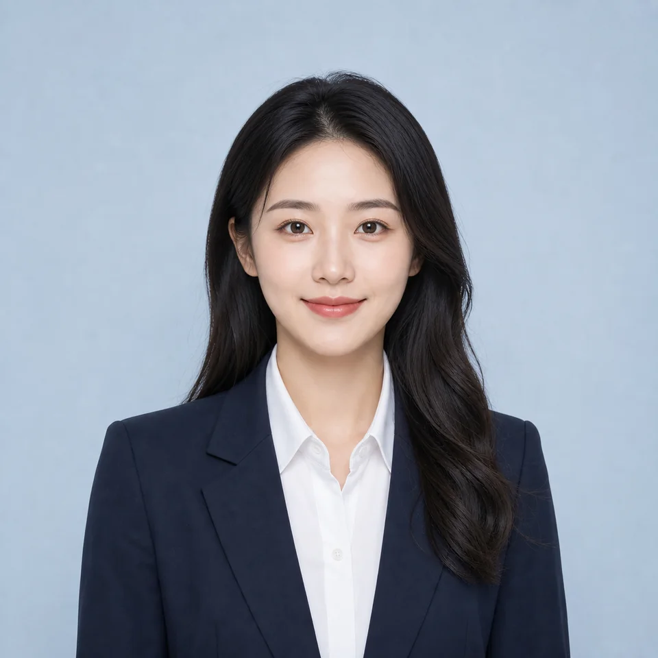 自拍创意高端证件照示例图
